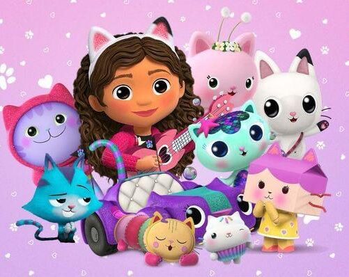 סט חד פעמי ממותג בית הבובות של גבי