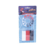 חבילת נרות יום הולדת ממותגת ספיידרמן