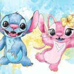 דף סוכר אכיל מודפס סטיץ ואנג'ל