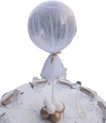 ⁦עמוד קריסטל עם בלון בובו - עיצוב מרשים בהתאמה אישית⁩ – תמונה ⁦4⁩