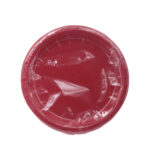 צלחת חד פעמי 7' צבע אדום