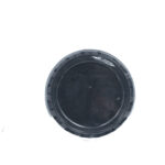 צלחת חד פעמי 7' צבע שחור