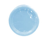 צלחת חד פעמי 9' צבע תכלת