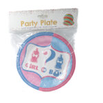 צלחת ממותגת לגילוי המין בן או בת 7'