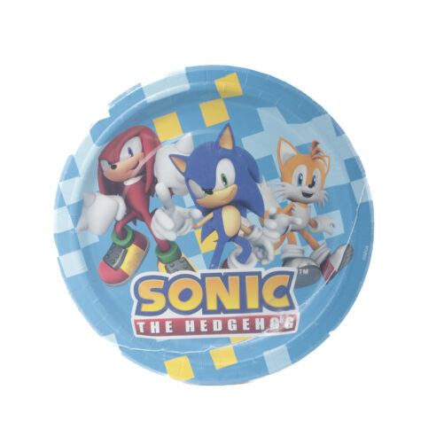 צלחת ממותגת סוניק