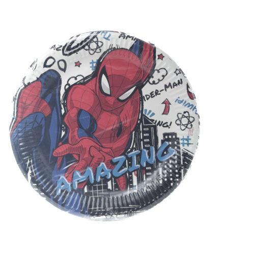 צלחת ממותגת ספיידרמן