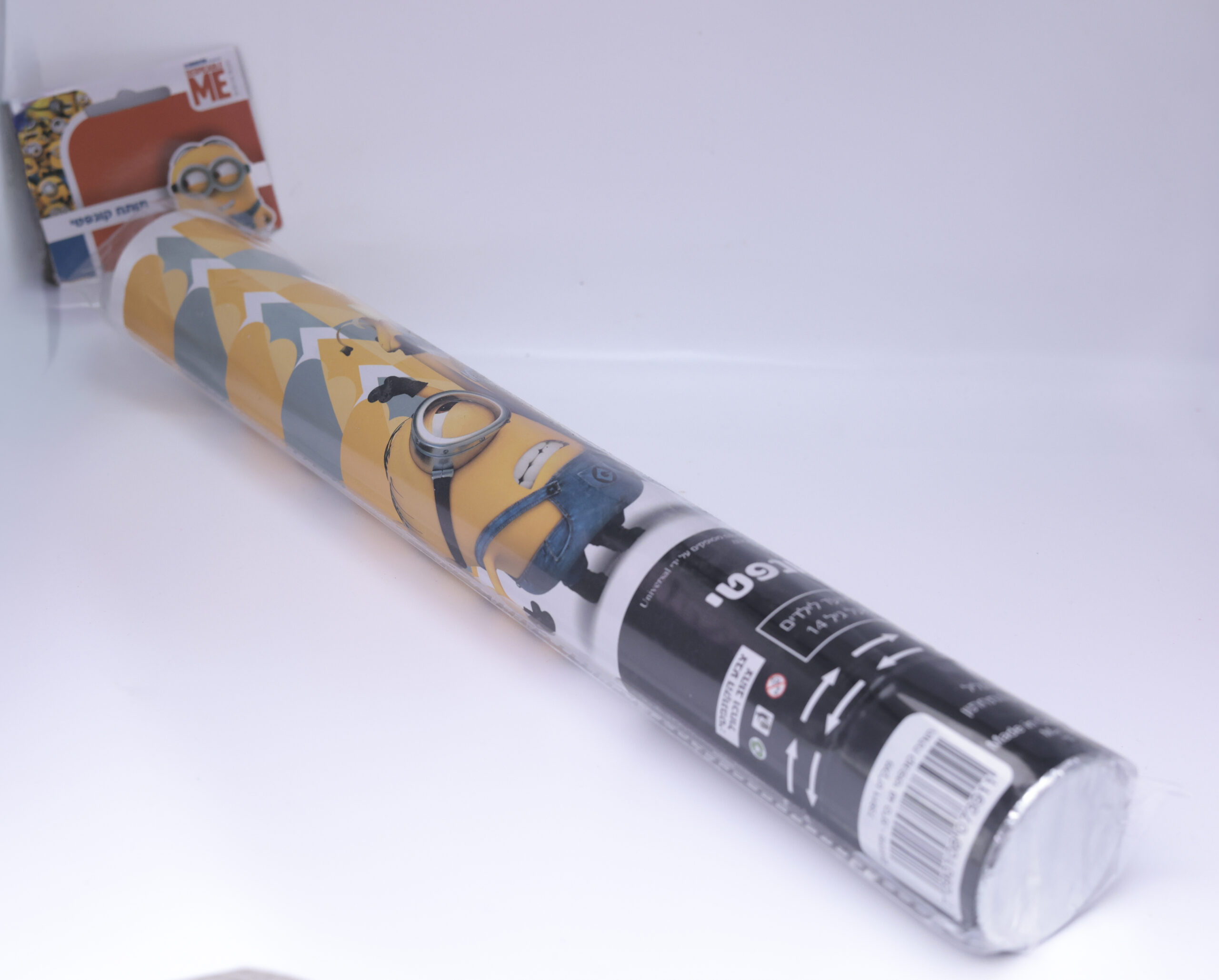 קונפטי מיניון תותח קונפטי ממותג מיניונים – תמונה 1