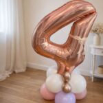 סטנד בלון ספרה 4 מעוצב