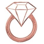 בלון מיילר טבעת יהלום רוז גולד / זהב 32'