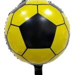 בלון מיילר כדורגל שחור צהוב 18'