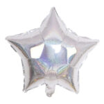 בלון הליום כוכב כסף הולוגרפי '18