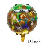 בלון מיילר עגול מיינקראפט 18' Minecraft