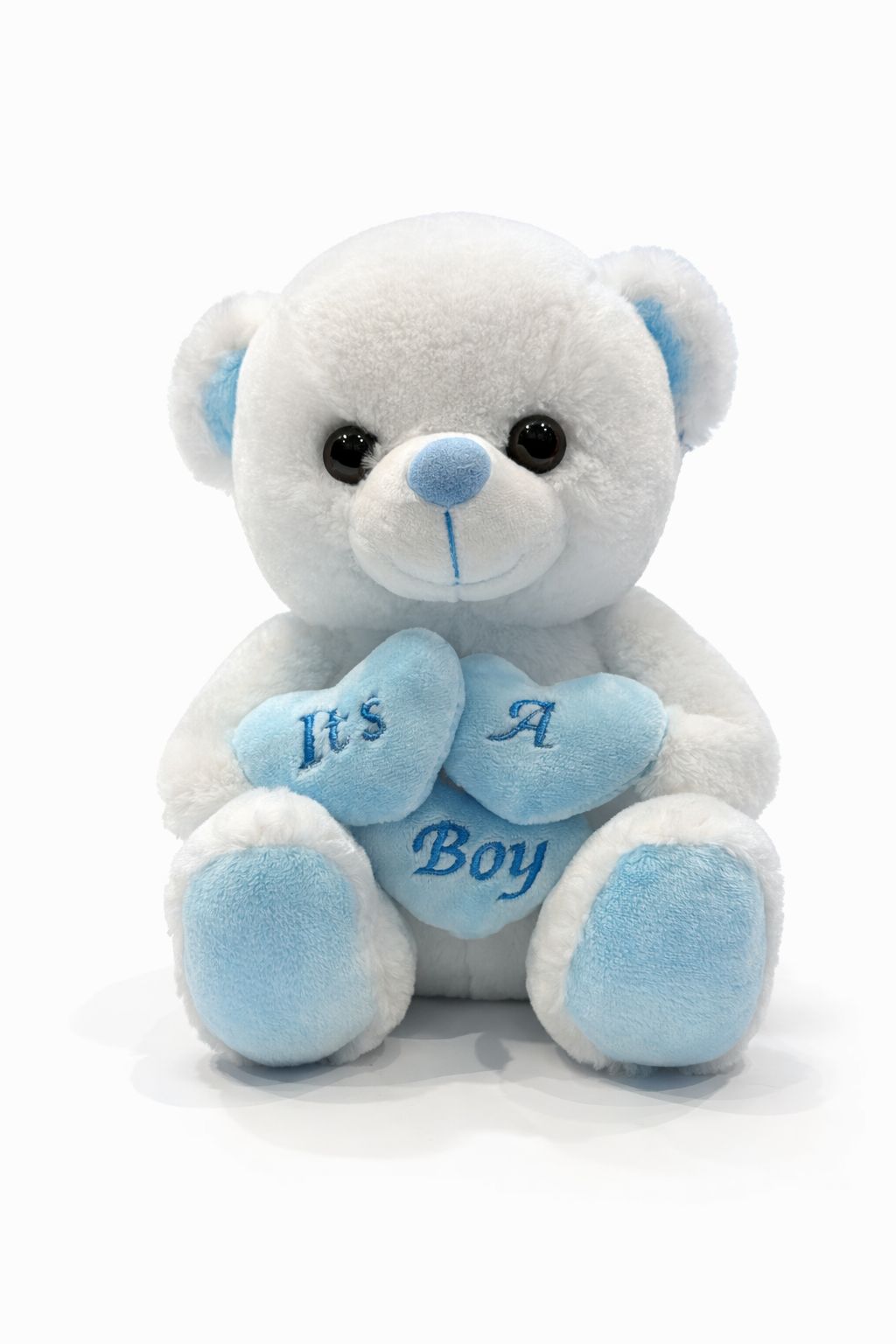 דובי its a boy דובי פרווה להולדת הבן - 25 ס"מ – תמונה 1