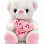 דובי פרווה להולדת הבת - 25 ס"מ