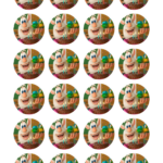 מדבקות מיתוג עגולות - התאמה אישית קוטר 40