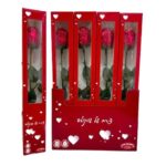 ורד שוקולד בקופסת מתנה – פרח מתוק עם הרבה אהבה