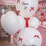 זר בלוני בובו עם פפיונים