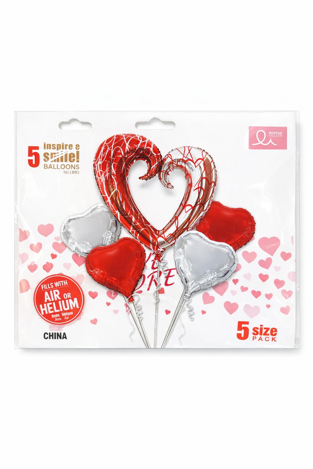 זר בלוני הליום אהבה זר בלוני הליום אהבה – תמונה 1