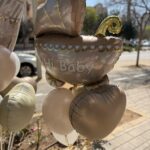 זר בלוני הליום מעוצב לתינוק עגלה "HI BABY"