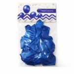 מארז חבילת בלוני גומי מטאלי כחול