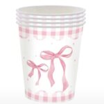 כוס נייר ממותג פפיונים - מארז כוסות למסיבה