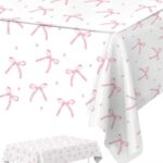 מפת שולחן לבן דוגמת פפיון