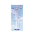 נר ספרה בצבע כסוף