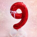 סטנד בלון ספרה 9 מעוצב