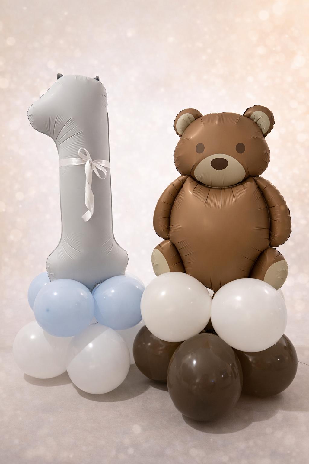 סטנד בלון דובי וספרה 1 סטנד בלונים דובי וספרה – תמונה 1