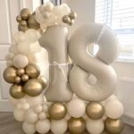 סטנד בלוני ספרות יוקרתי מעוצב