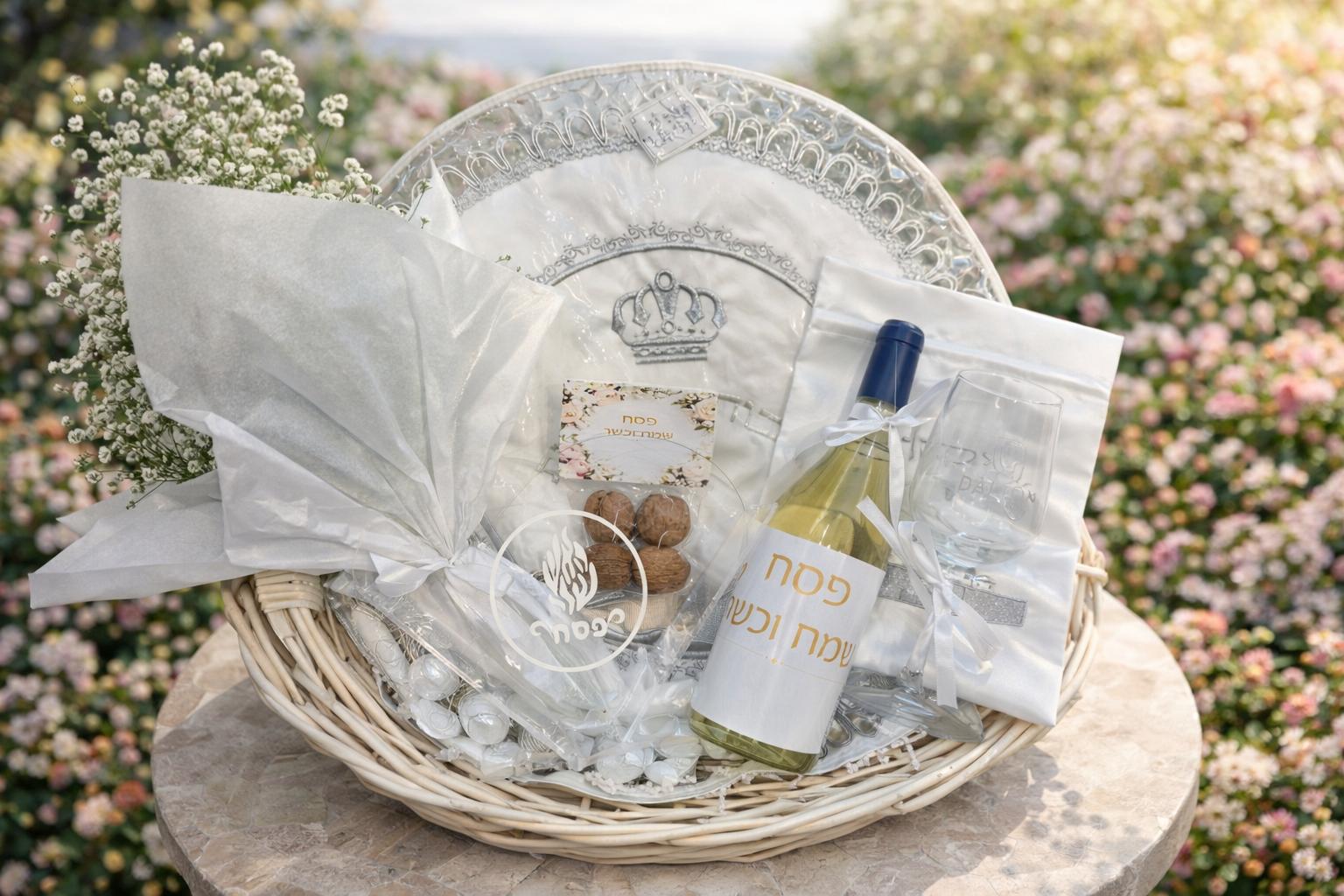 סלסלה מארז פסח יוקרתי סלסלה מארז פסח יוקרתי