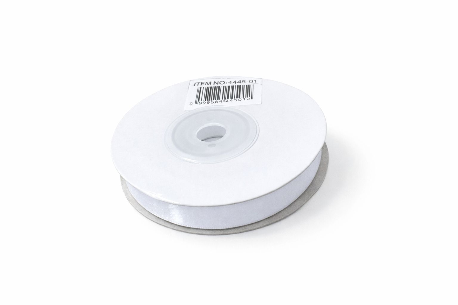 סרט סאטן לבן סרט סאטן 1 ס"מ 25 יארד לבן – תמונה 1