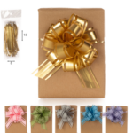 סרט משיכה אורגנזה פרח מהודר 4 יח' בחבילה