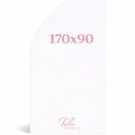 קיר צילום - קאפה חצויה לצד שמאל לאירועים בהתאמה אישית