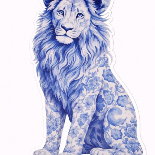 לוח קאפה צורנית בצורת אריה