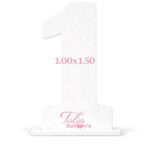 לוח קאפה צורני בצורת ספרה 1 - 1X1.5 מטר בהתאמה אישית