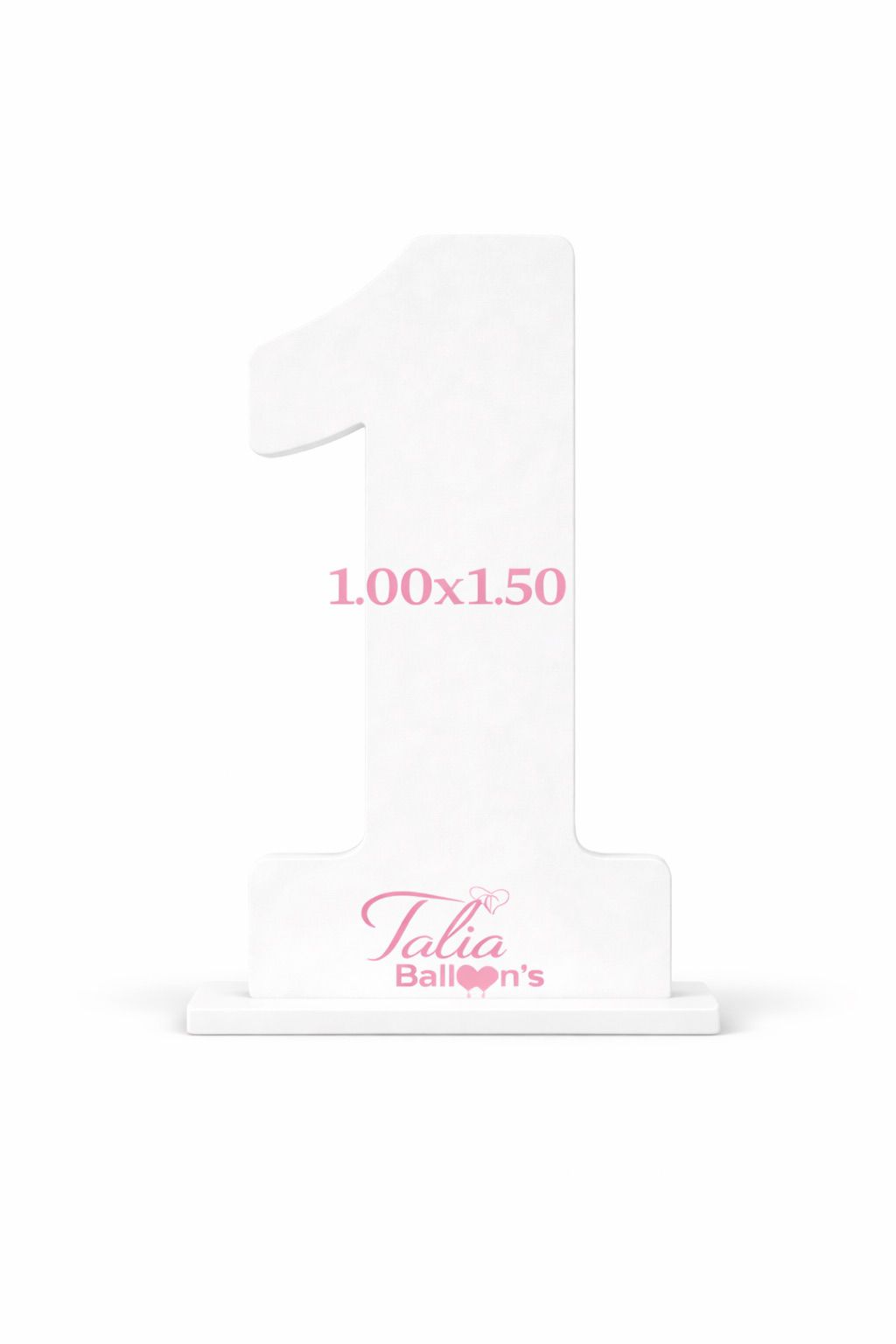 קאפה צורני ספרה 1 לוח קאפה צורני בצורת ספרה 1 - 1X1.5 מטר בהתאמה אישית – תמונה 1