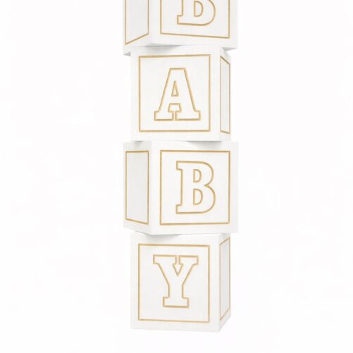 לוח קאפה קוביות עם כיתוב BABY