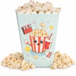 קופסת פופקורן קטנה ממותגת בהתאמה אישית