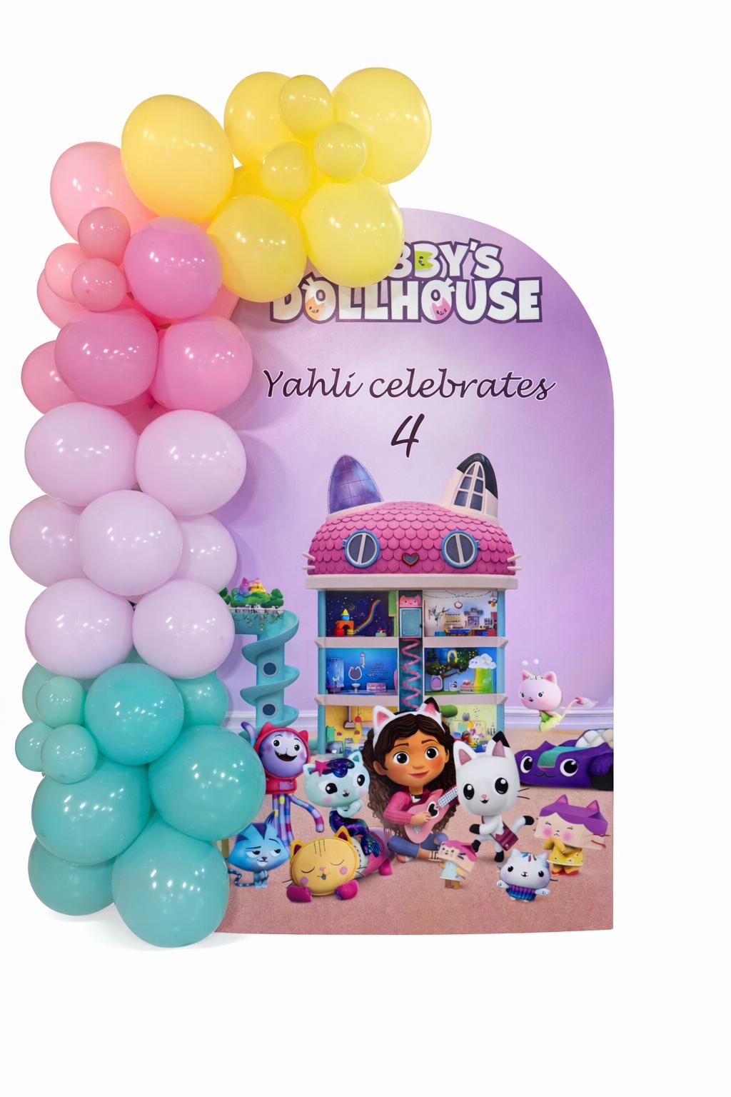 קיר צילום בית הבובות של גבי קיר צילום קאפה דגם בית הבובות של גבי – תמונה 1