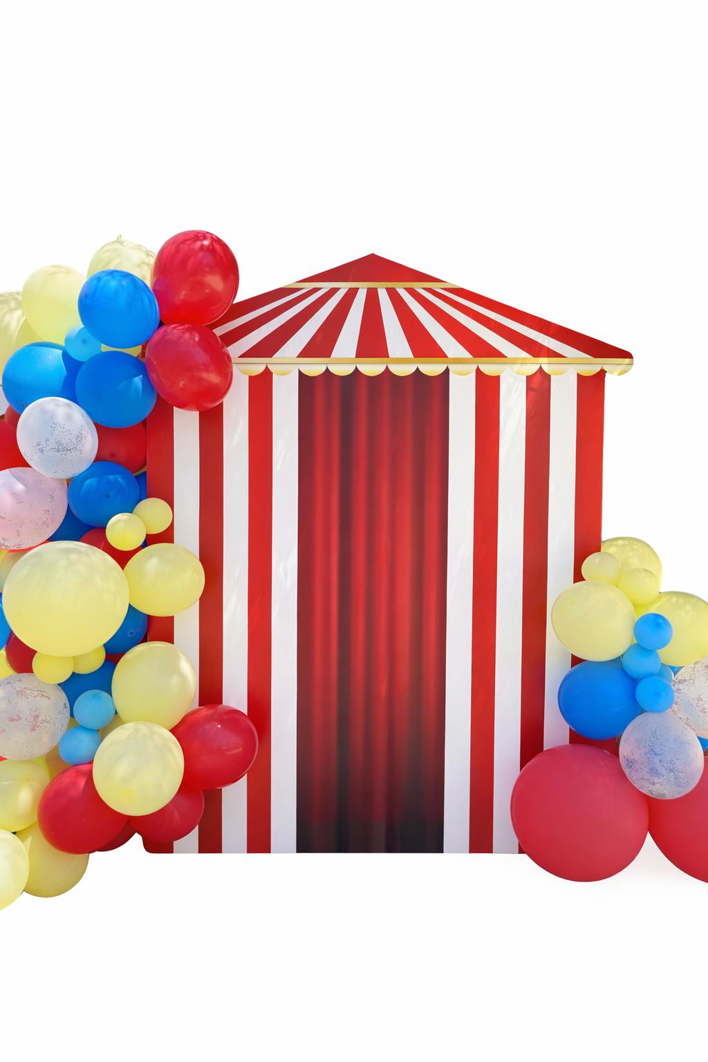 קיר צילום קרקס קיר צילום קאפה דגם קרקס – תמונה 1