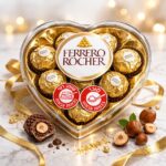 מארז מתנה Ferrero Rocher – קופסת שוקולד יוקרתית עם פפיון