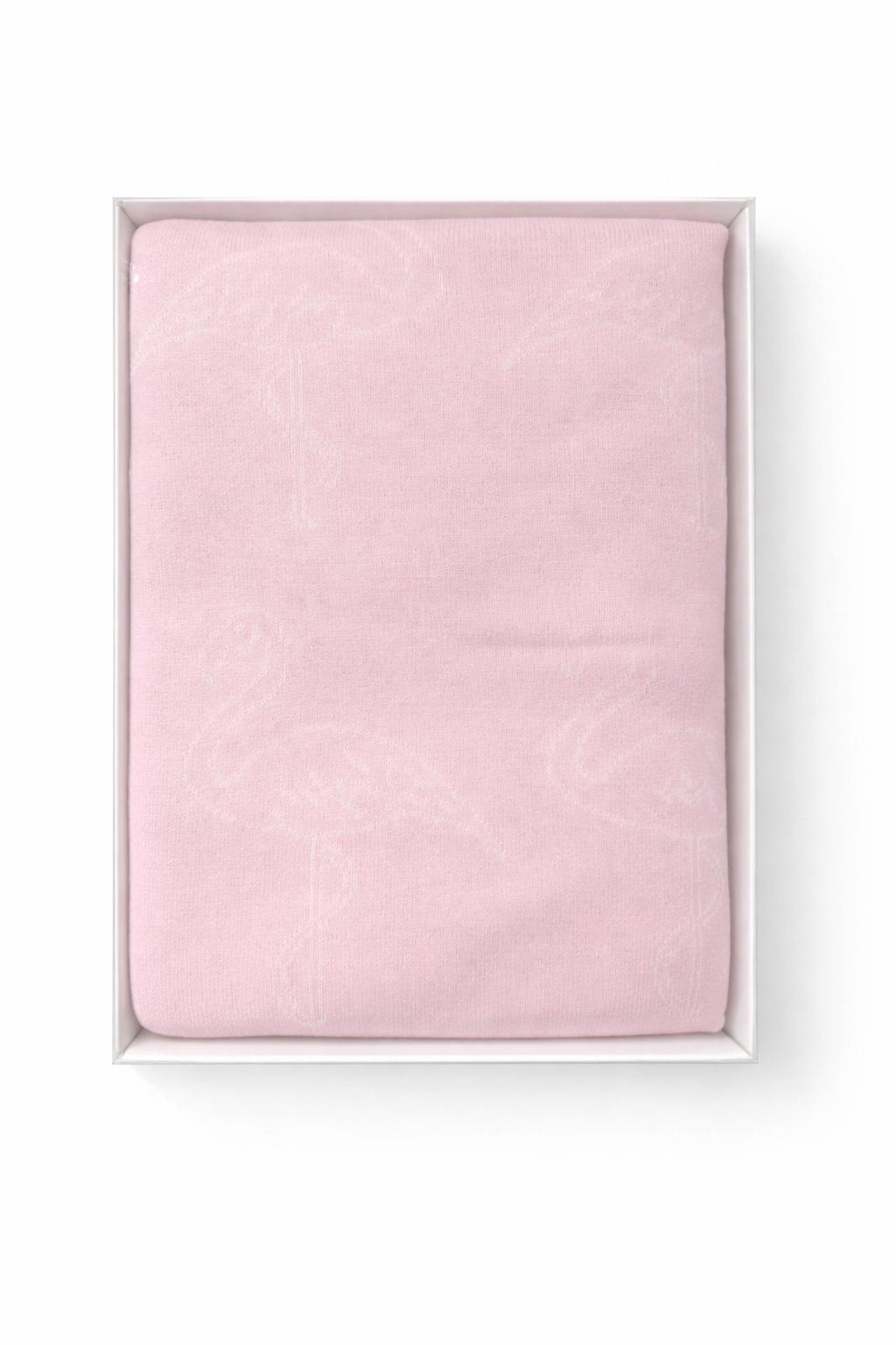 שמיכת פלמינגו ורודה שמיכת פלמינגו רכה ומפנקת בצבע ורוד עדין – תמונה 1