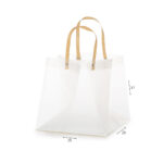 שקית PVC ידיות חומות