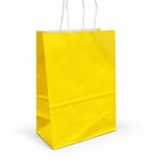 שקית נייר צבע צהוב