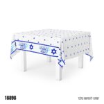 מפת שולחן ניילון עצמאות שמח כ- 137*274 ס"מ