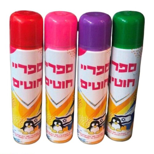 ספריי חוטים בצבעים